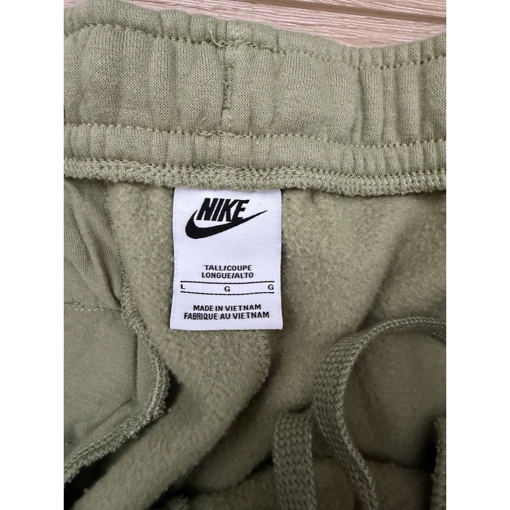 Nike Club Fleece Joggers L Green 30" Inseam BV2671-334 Sweatpants - Picture 5 of 7